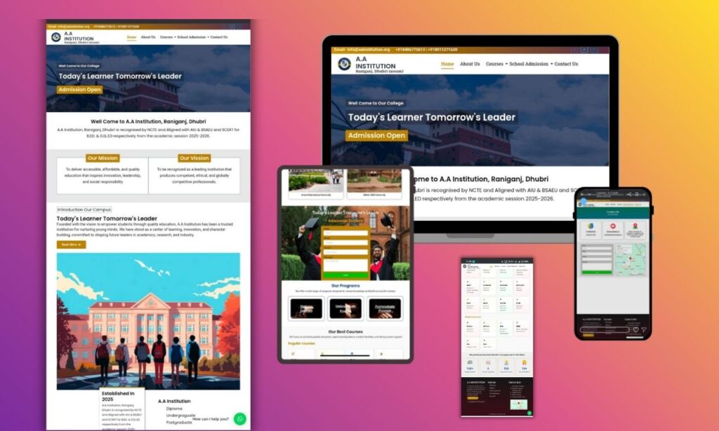 Ali Jongi, Website developer